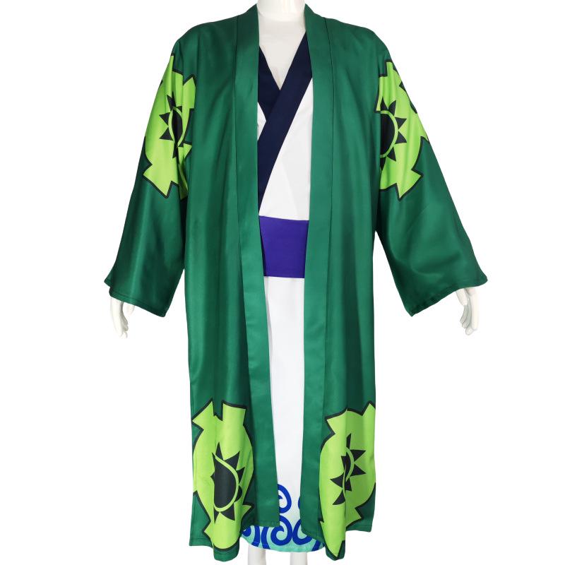 One Piece Zoro Juro Yukata Kimono Cosplay Costume