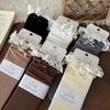 Girls' Tube Socks Japanese Lolita Lace Bow Pile Pile Socks Ballet Style Double Needle Children's Cotton Socks