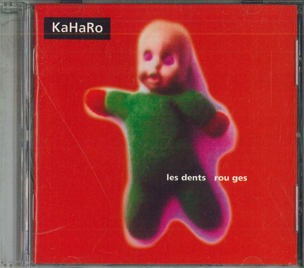 CD KAHARO - Les Dents Rouges AMP9901 SACEM 1998 France Rock Used