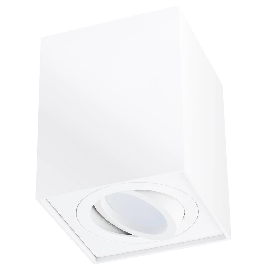 Surface-Mounted Halogen Spot Tube Movable Luminaire Amat-L Gu10 Square White