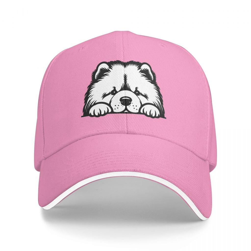 Unisex Baseball Hats Chow Chow Adorable Brown Puppy Outdoor Streetwear Summer Sports Baseball Caps Hip Hop Cap Casquette Hats