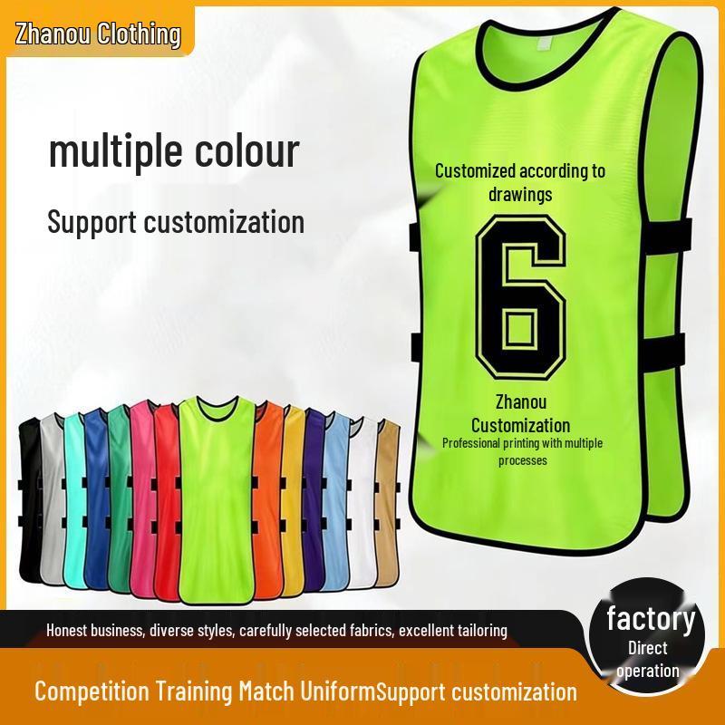 Kids' Anti-Sweat Basketball & Football Training Vest - Team Number & Custom Print Sports Jersey