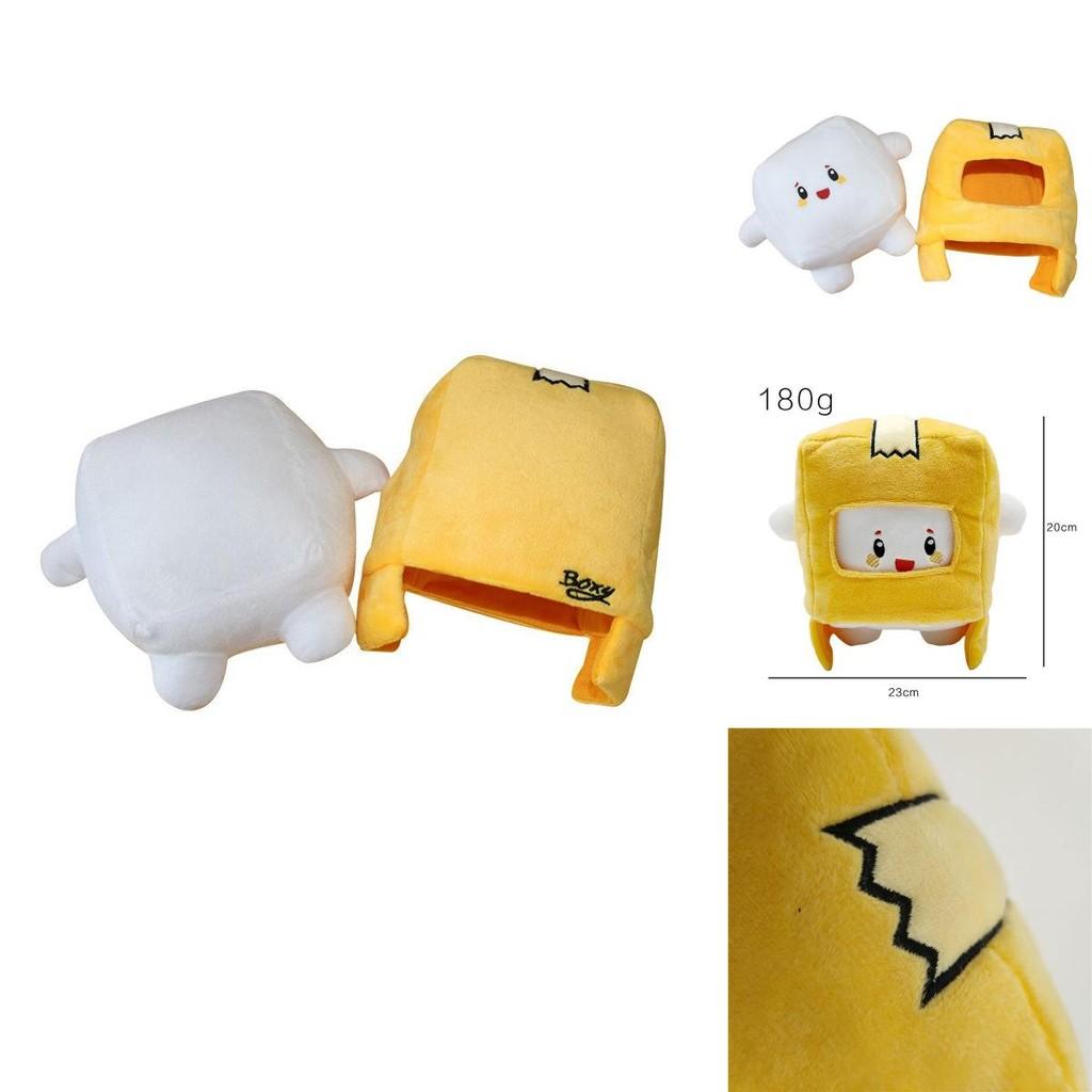Peluche Morbido Lankybox Boxy Foxy Rocky Giocattolo di Peluche Giocattolo Bambino Figura Gioco Bambola