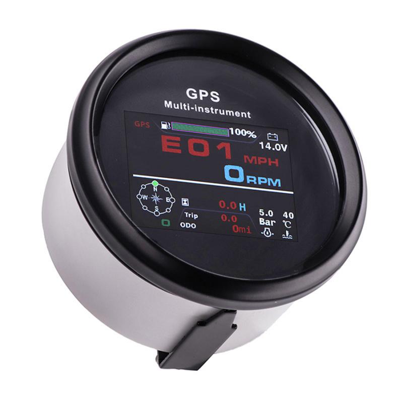 10-112V / 24V Tachometer Speed Water Temperature Fuel Pressure ODO Clock Trip Voltmeter