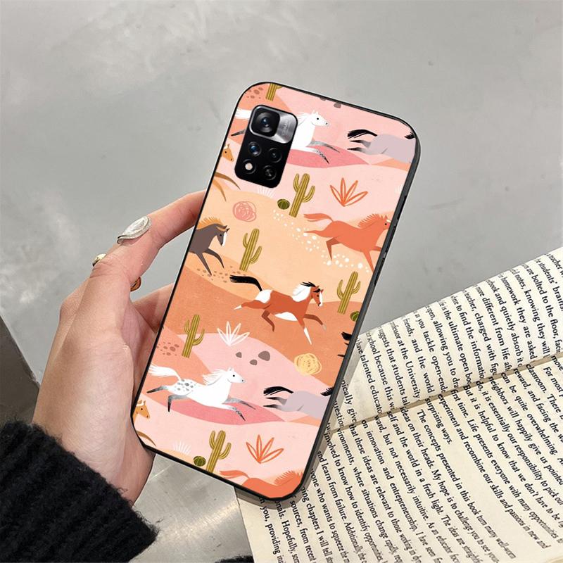 Phone Case For Xiaomi Poco C71 15T 14T Pro Redmi Note 15 14 14 13 Pro Redmi A5 15C 13C Horse