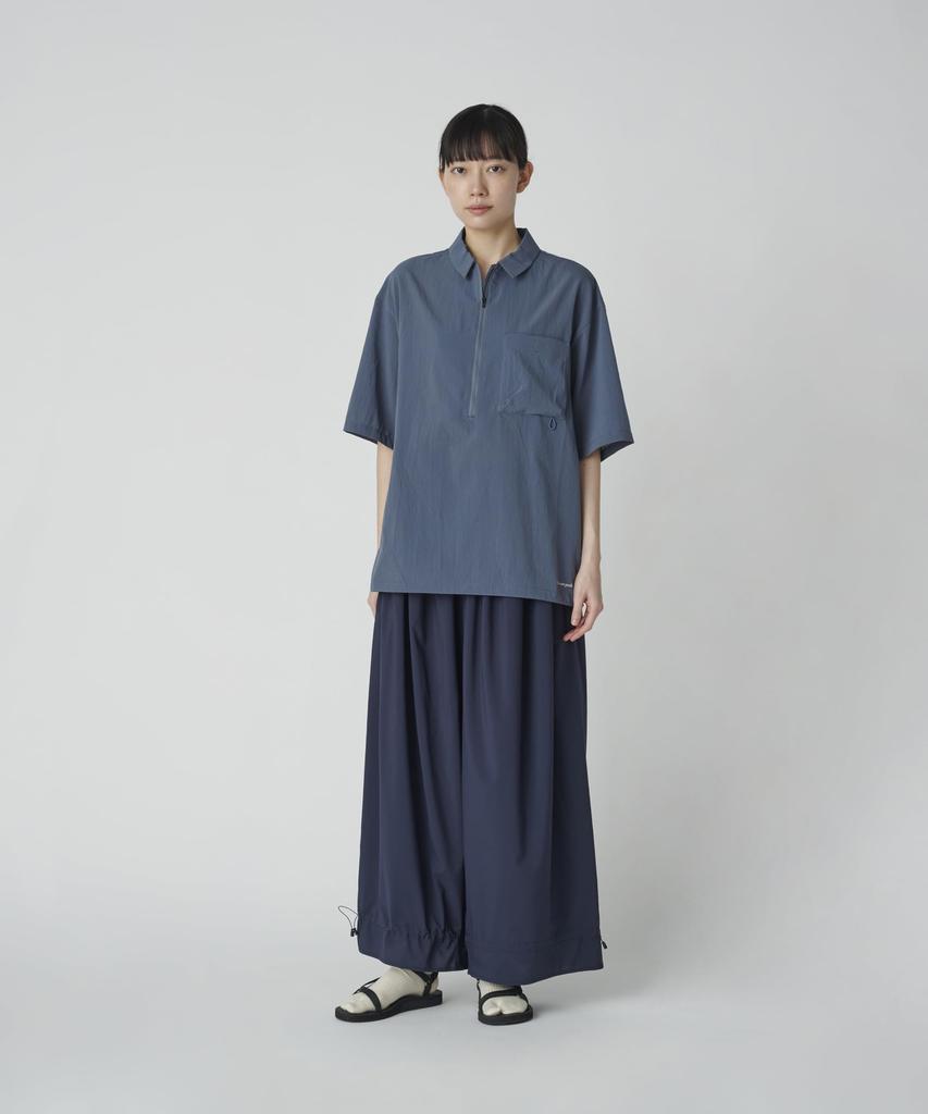 Snow Peak Oddychająca Koszulka Polo Szybkoschnąca NIEBIESKA S Polo suche dla mężczyzn i kobiet koszula, koszula, unisex,