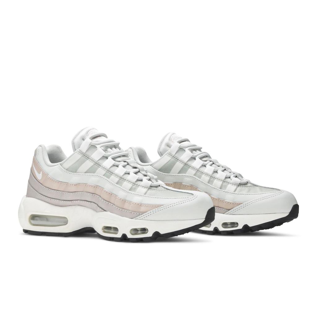 Nike Womens Air Max 95 'Moon Particle' (women's sizes) Light Silver / White-Moon Particle Running Shoes 307960 018