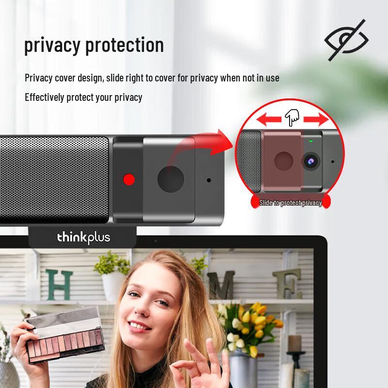 Lenovo thinkplus WL62A 1080P Auto-Focus USB Webcam