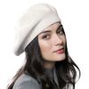 Womens Winter Beret Hat Knitted Beanie Cap Autumn Winter Hat French Classic Beret