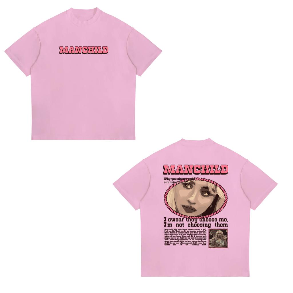 Sabrina Carpenter Concert Printed TShirt Womens Unisexs Unisex Shortsleeved Retro Street Y2K Casual Fashion Tops Clothing