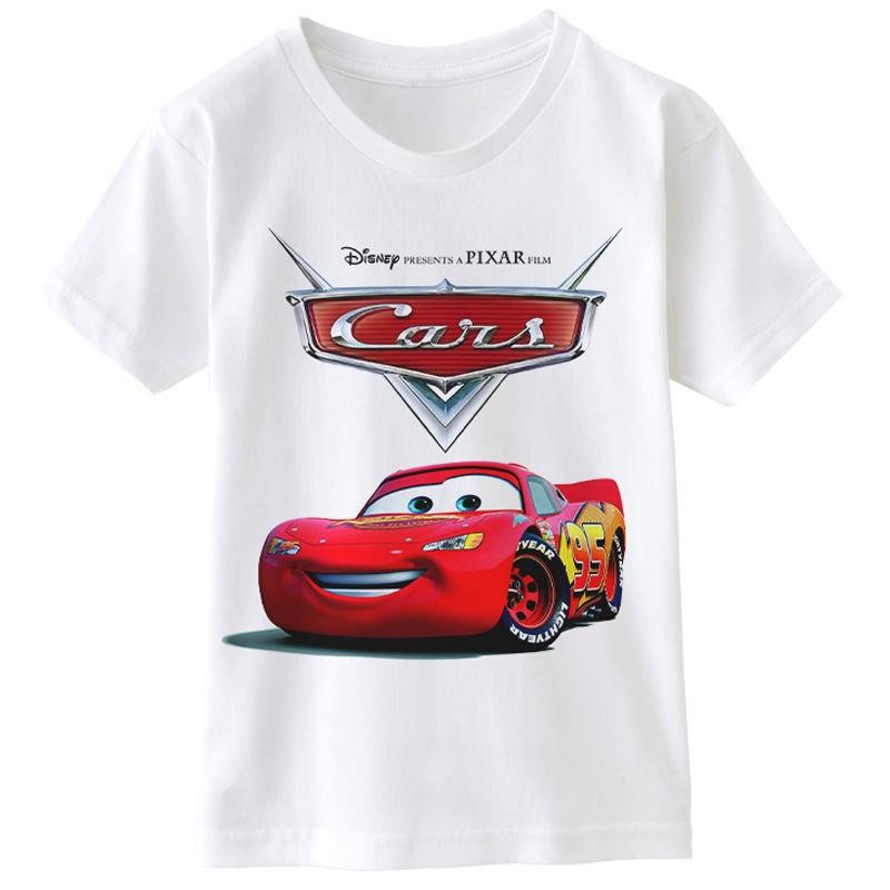 Graphic T-Shirt Lightning McQueen Cars 95 Hip Hop Vintage T-Shirt Harajuku Streetwear Cotton Summer Top T-Shirt Men Women Tee