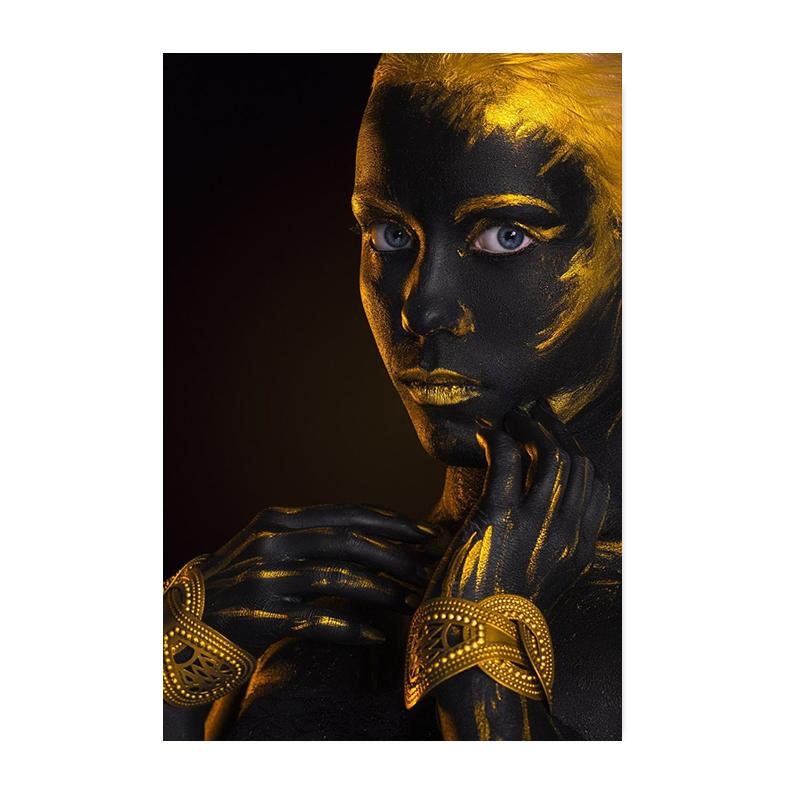 African Women Wall Art Posters and Prints Modern Canvas Painting Pictures for Living Room Home Decoration Gift