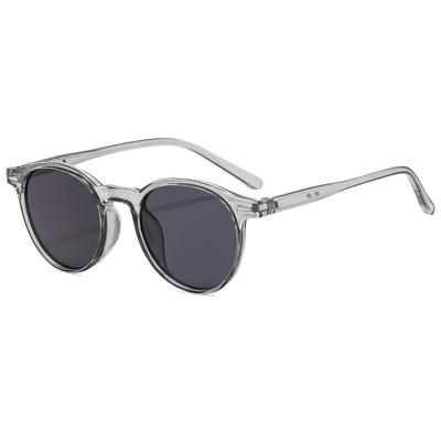 1/4pcs Cat Eye Sunglasses Round Frame Unisex Trendy Fashionable Gift Essential Glasses for Women Men