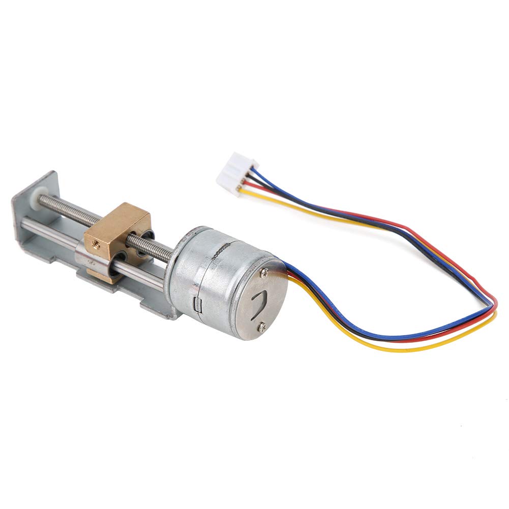 Mini Linear Stage Actuator, Small Slide Rail Screw Stepper Motor, Stepper Motor with Planetary Reducer for Measuring Equipment, Printers
