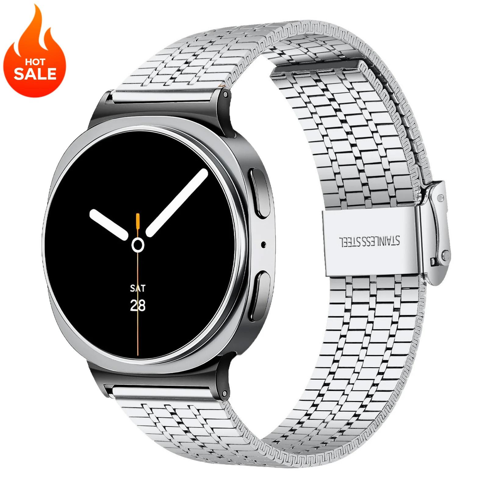 

Metal Strap for Samsung Galaxy Watch 8 40mm 44mm 8Classic 46mm Ultra (2025) 47mm Stainless Steel Bracelet for Galaxy Watch Band Galaxy Watch 8 44mm