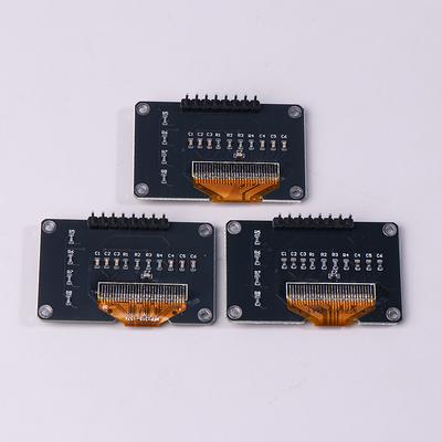 0.96-Inch Oled Display Screen White/Blue 12864 Screen Module With Matrix 4 Key Interfaces Keyboard Iic Ssd1315