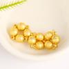 18K Gold Plated Colorfast Round Magnetic Ball Clasp for DIY Bracelet and Necklace Jewelry