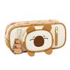 Large Capacity Pen Bags Cartoon Pencil Pouch Kawaii Capibara Pencil Case  School Supplies