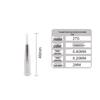 2mm Brush Needle Head: Glue Dispenser, Round Mouth, Coating Brush, Plastic Base, Screw Thread