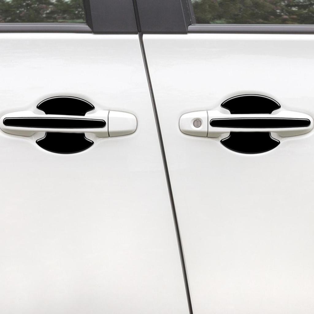 Car Door Handle Protector Anti Scratch Vehicle Door Handle Cup Protector Protective Film Sticker For Truck SUV RV Maintenance