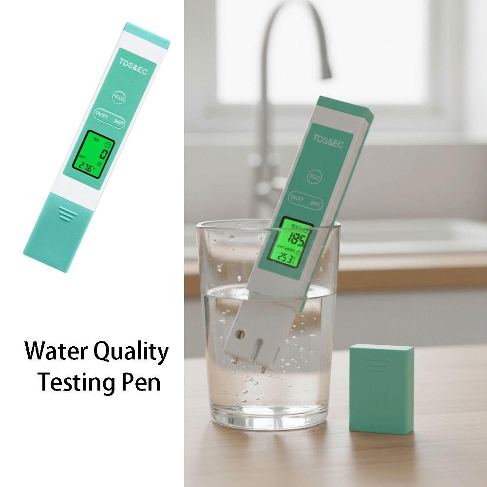 3-In-1 Function Digital Water Quality Tester LCD Display Water Tester Pen  Drinking Water