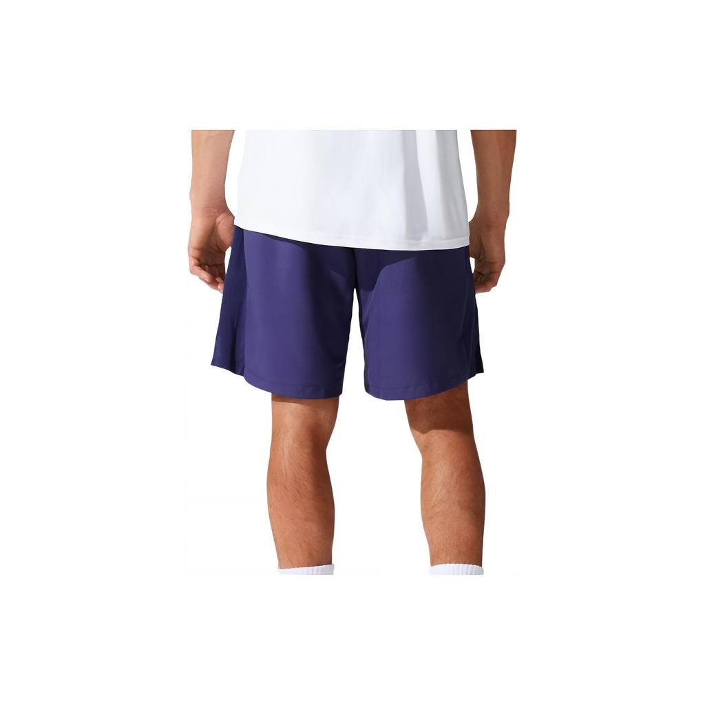 Asics Solid Color Printed Straight Casual Shorts Men shorts Blue 2041A176-400