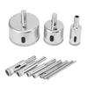 10PCS Diamond Drill Bit Diamond Hole Saw for Glass Tile Ceramic Marble Porcelain Cutting 3 4 5 6 8 10 12 18 32 50mm