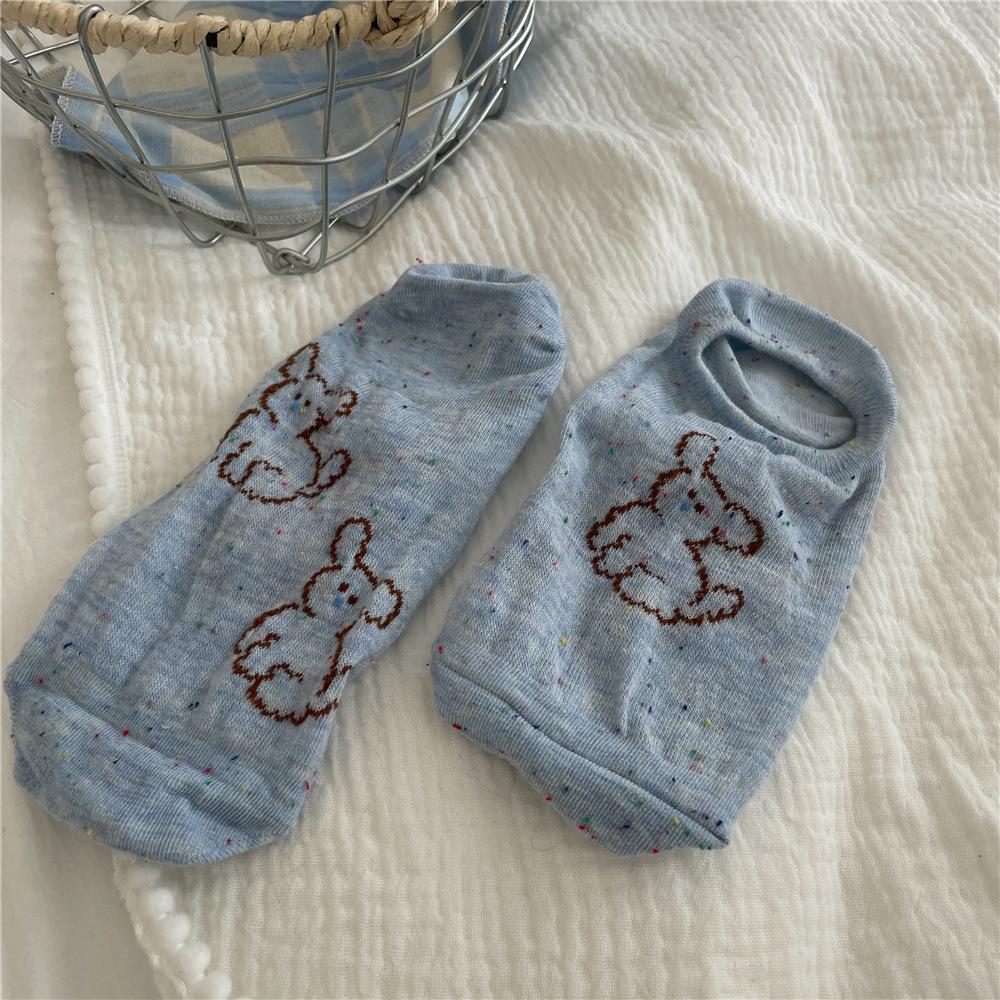 

Женские летние новые носки-лодочки без косточек, дышащие, не спадающие с пятки 1 pair синий