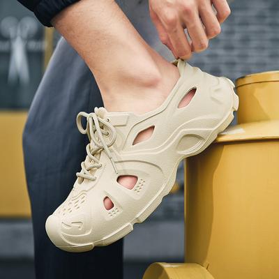 Modă Paris Pantofi de Peșteră Sandale Bărbați Ușoare EVA Casual cu Găuri Saboți Bărbați Interior Grădină Exterior Plajă Antiderapant Papuci Bărbați