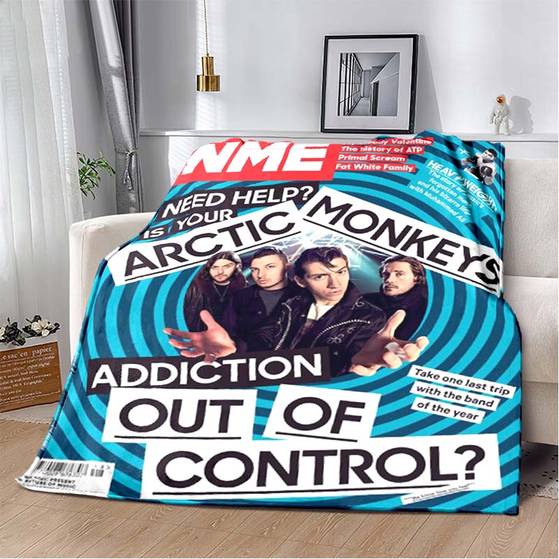 Arctic Monkeys Band Ultra-cool Minimalism Soft Flannel Throw Blanket,Lightweight Warm Sofa Couch Bed,Outdoor Blanket