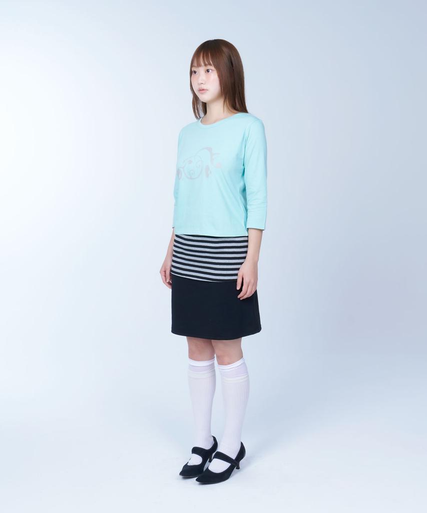 Laailai Drift Flow 3/4 Sleeve Tee (Mint)