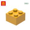 Non-Toxic 77Pcs/Lot 3003 2X2 High 4-Hole Building Blocks Moc Color Parts Compatible With Bricks Diy Children Toy Assembly Gift Box