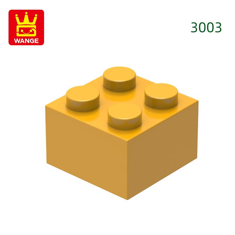 Non-Toxic 77Pcs/Lot 3003 2X2 High 4-Hole Building Blocks Moc Color Parts Compatible With Bricks Diy Children Toy Assembly Gift Box