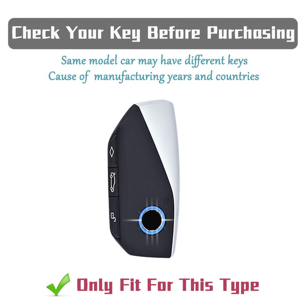 Protective Car Key Case Cover For Bmw X5 X3 X1 5 Series 7 Series G70 I7 X7 G07 Lci Ix I20 Xm U06 G81 M3 G09 U11 Tpu Fob Keychain