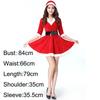 Santa Womens Girls Claus Christmas Costume Cosplay Lady Xmas Outfit Fancy Dress