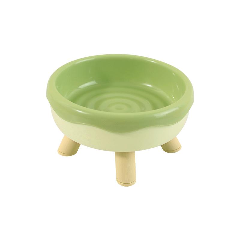 Pet Cat Bowl Pipitao Original Boxed Donut Four-legged Bowl Cat Food Basin Cat Supplies Eating and Drinking Water Single Bowl