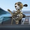 Cartoon Shaking Head Beagle Pilot Car Air Freshener Dog Pilot Car Air Freshener Rotating Propeller Outlet Fragrance
