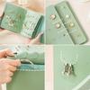 Ear Rings Collection Notebook PU Earring Storage Cases for Travelers Travel