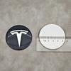 Autoaufkleber Tesla 20 Stück 56mm Autoemblem Radnabendeckel Aufkleber Für Tesla Model S Model3 2024 Model Y X Reifenmitte Abdeckung