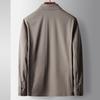 Spring and Autumn Lapel Young and Middle-aged Business Administrative Jacket Civil Servant Zipper Version Casual Jacket