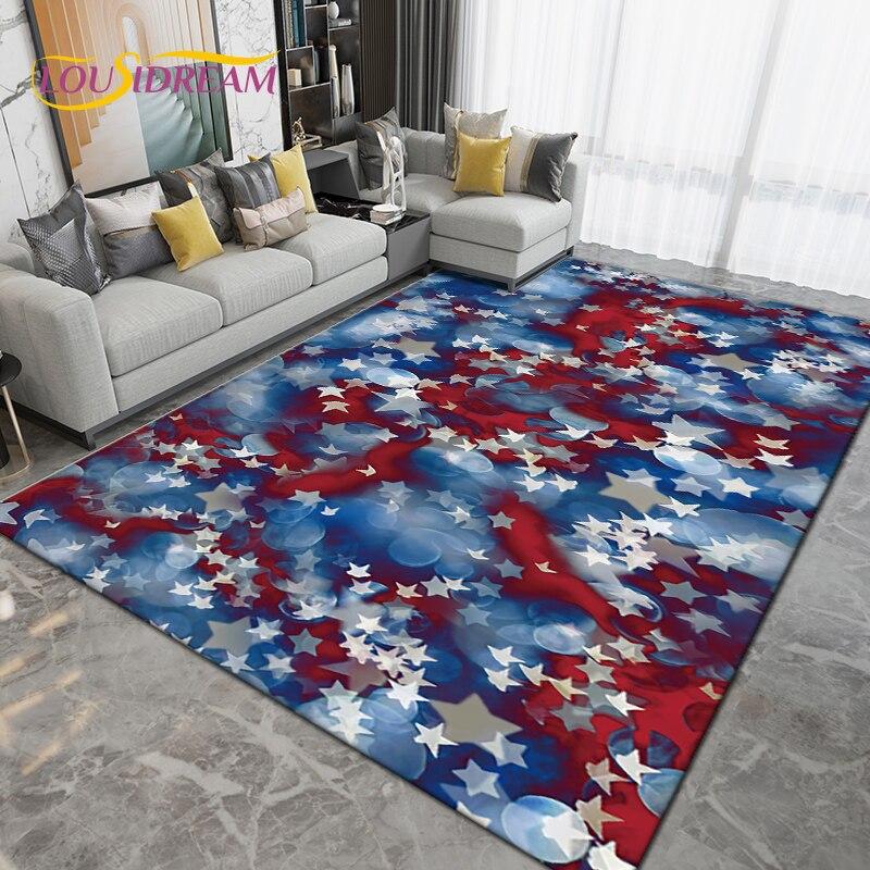 Pentagon Five-pointed Star Area Rug,Carpet Rug for Living Room Bedroom Sofa,Kitchen Bathroom Doormat Non-slip Floor Mat Gifts
