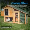 Durable 12W Solar Powered Fan Dual Fan IP65 Waterproof Outdoor Fan Kit Solar Fan Kit Chicken Coops