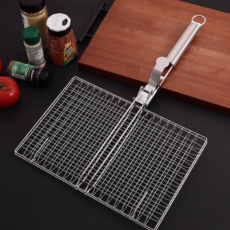 ZISIZ Detachable Handle BBQ Grill Net Set