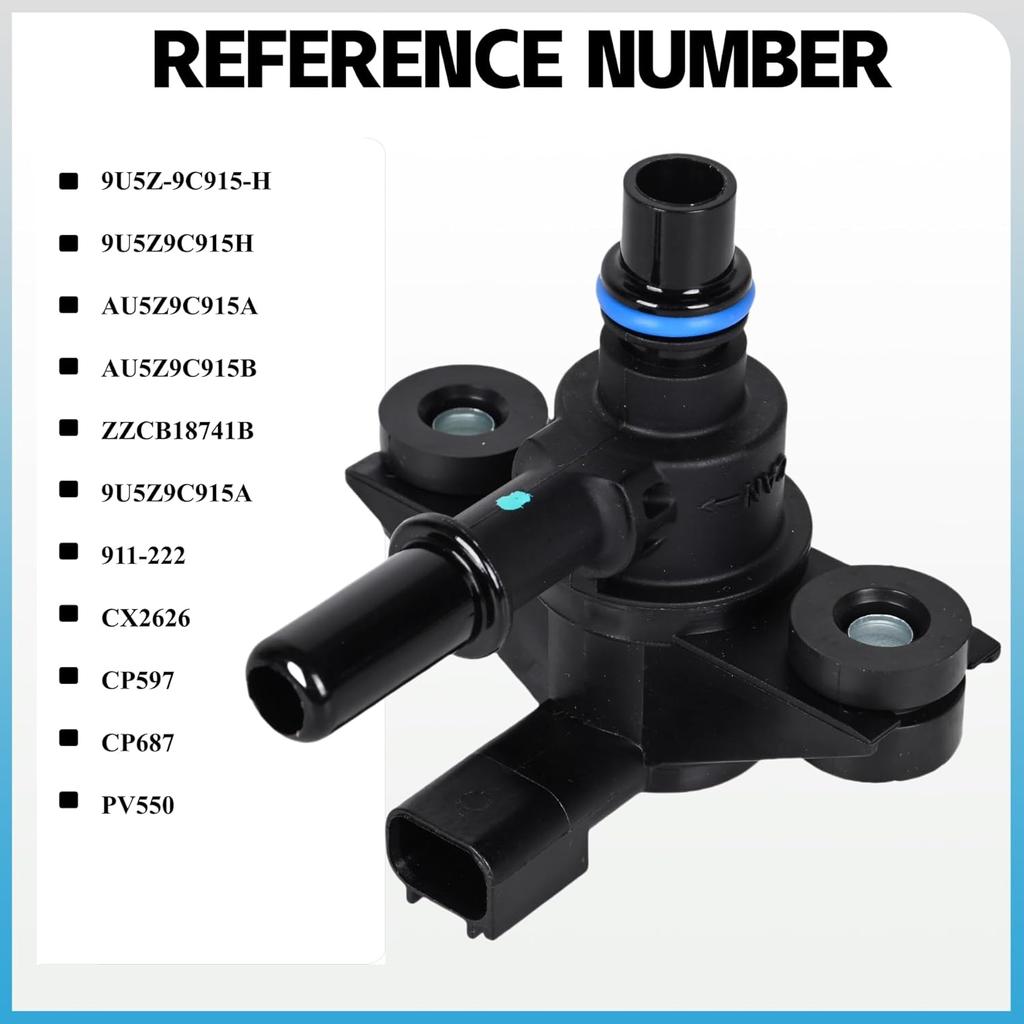 Vapor Canister Purge Valve 911-222 EVAP Evaporative Emissions Vapor Canister Purge Solenoid Valve Compatible With 2009- Ford Explorer F150 F250 F350