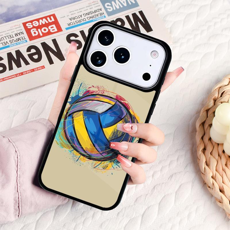 I love Volleyball Phone Case For IPhone 17 16e 15 14 13 12 11 Pro Max Air Mini Soft Protective Cover