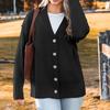 Women's Solid-color Fashionable Long-sleeved Top Cardigan