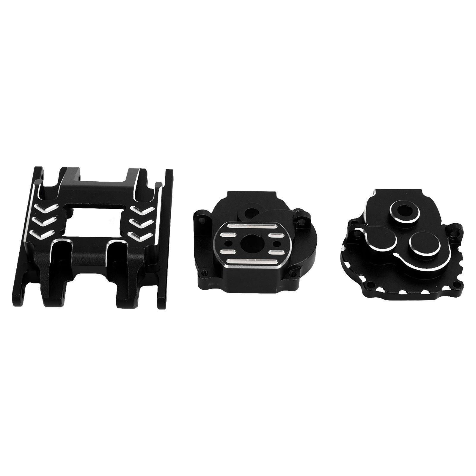 

Корпус редуктора та комплект основи Алюмінієвий сплав Низький рівень шуму Корпус редуктора RC для Traxxas TRX4M 118 Чорний