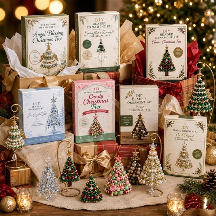 DIY Hanging Tree Ornament Project, 1 Christmas Craft for Shop Fronts, Holiday Parties, Homes, or Office Displays