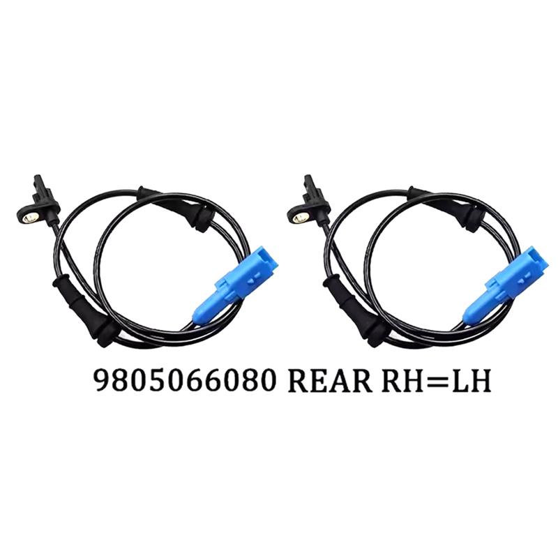 8Pcs For Citroen C3 Aircross II III C4 Cactus  2008 I 301 Front Rear ABS Wheel Speed Sensor 9805066080 9810846080