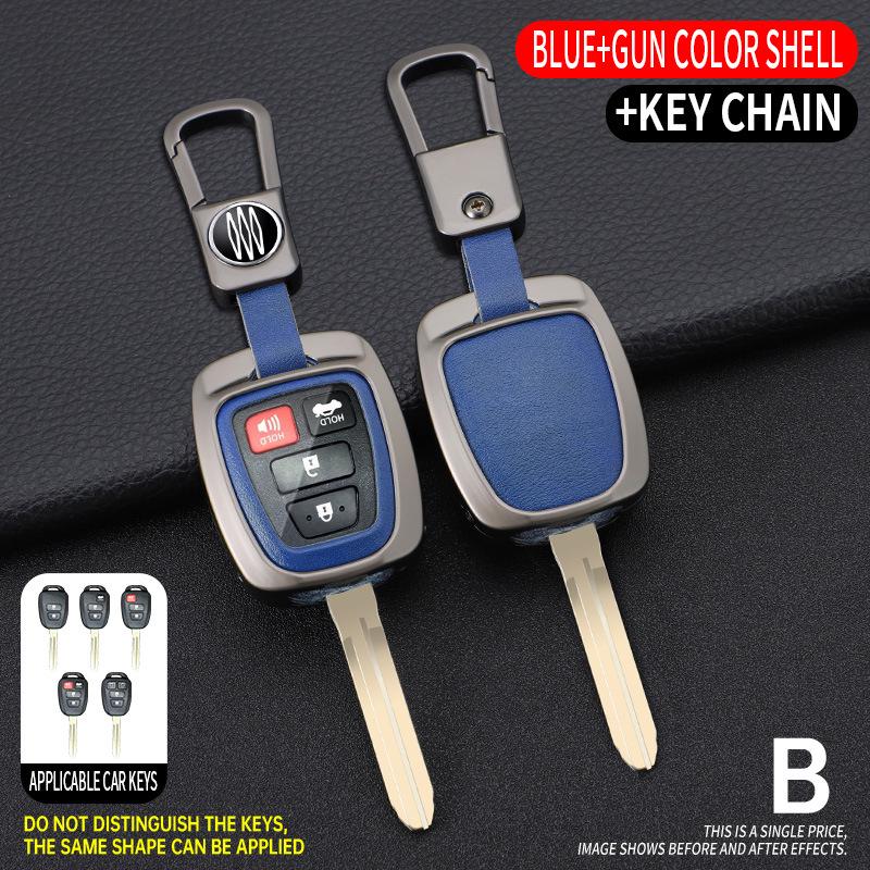 Key Cover Shell for Toyota FJ Cruiser, RAV4, Prado, and Land Cruiser